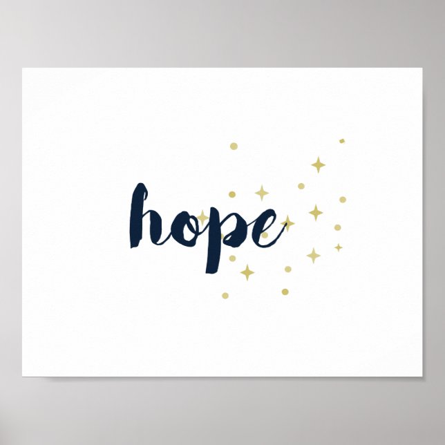 Hope Poster - White (Vorne)