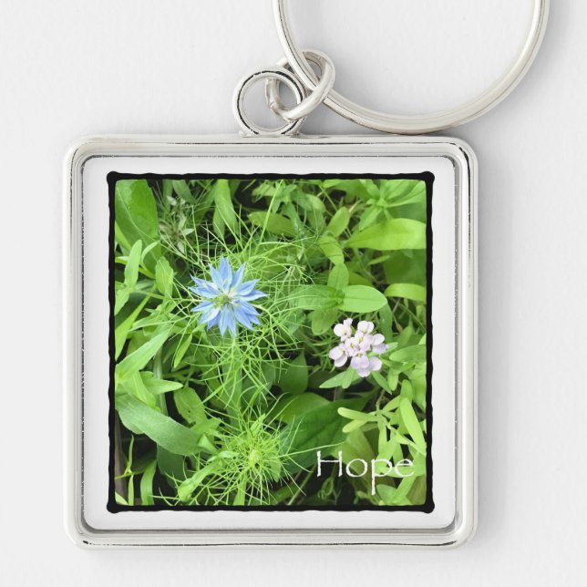 Hope Premium Square Schlüsselanhänger (Vorne)