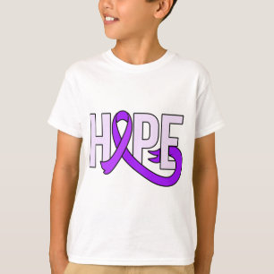 Hope Purple Ribbon Heimerheimer-Krankheit Bewussts T-Shirt