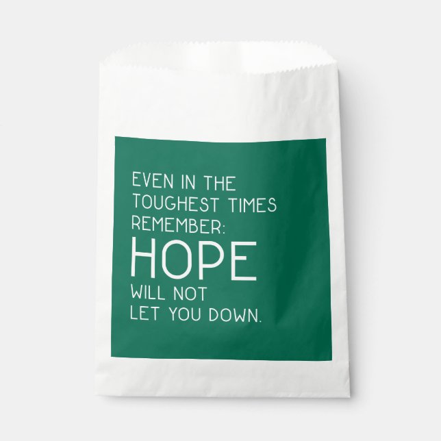 Hope Quotes Geschenktütchen (Vorderseite)