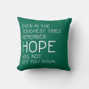 Hope Quotes Kissen