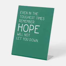 Hope Quotes Sockelschild