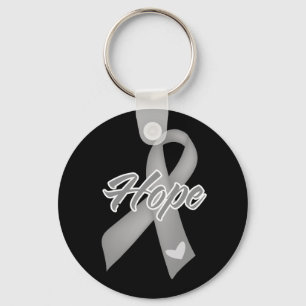 Hope Ribbon - Hirnkrebs Schlüsselanhänger