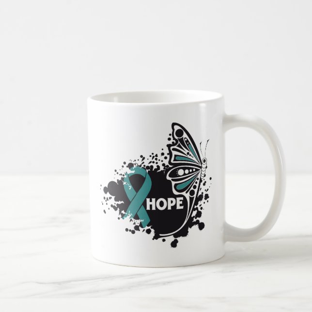 Hope Scleroderma Butterfly Tasse (Rechts)
