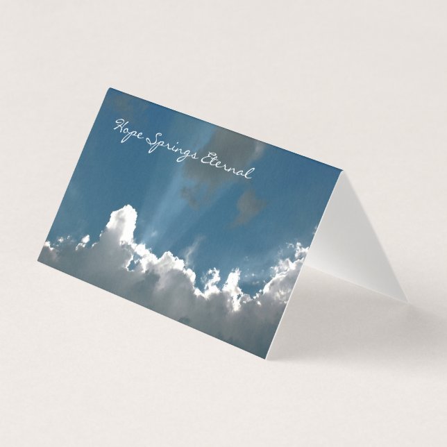 Hope Springs Eternal Card (Vorderseite)