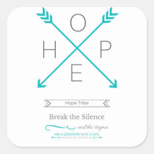 Hope Stam Sticker - Beenden Sie das Stigma