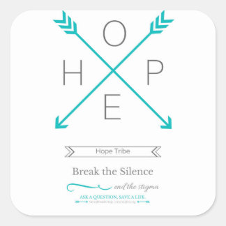 Hope Stam Sticker - Beenden Sie das Stigma