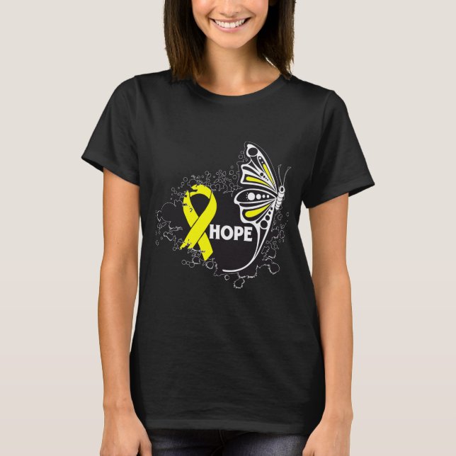Hope Suicide Prevention Butterfly T-Shirt (Vorderseite)