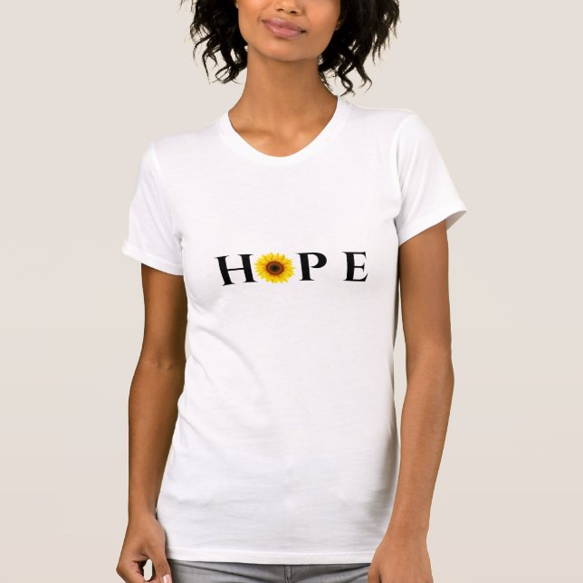 Hope Sunflower Shirt (Vorderseite)