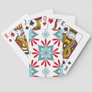 Hope Tile Turquoise Playing Cards Spielkarten