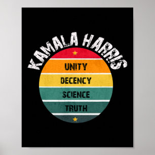 Hope Unity Decency Science Truth Einweihung 2021 Poster