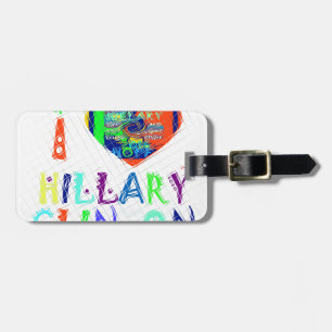 Hope Vote Blue Lovely Reflection Phantastisch Hill Gepäckanhänger