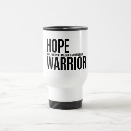 Hope Warrior - Travel Mug (weiß) Reisebecher