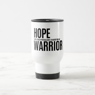 Hope Warrior - Travel Mug (weiß) Reisebecher