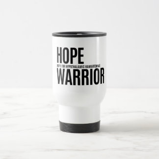 Hope Warrior - Travel Mug (weiß) Reisebecher