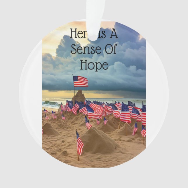 "HOPE" Weihnachtsschmuck ein großartiges Geschenk  Ornament (Vorderseite)