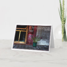 Hope Writ in Tulips: Gibran Zitatkarte