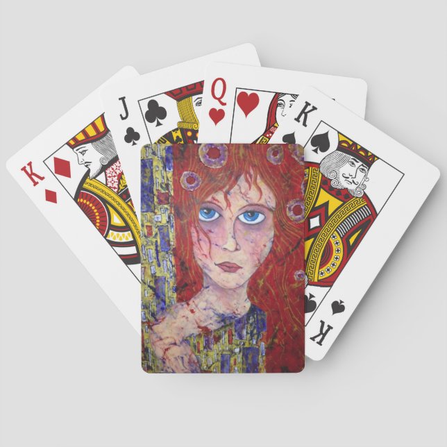 HOPEFUL MAIDEN playing cards Spielkarten (Rückseite)