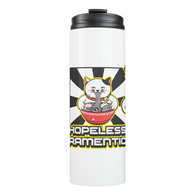 Hopeless Romantisch Thermosbecher (Vorderseite)