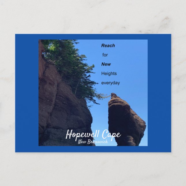Hopewell Cape New Brunswick Postcard Postkarte (Vorderseite)