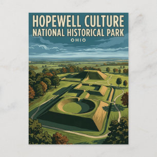 Hopewell Culture National Historical Park USA Postkarte
