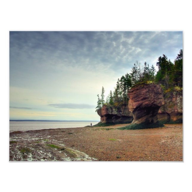 Hopewell Rocks New Brunswick Kanada Fotodruck (Vorne)