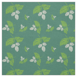 Hopfen, botanischer Gewebe-Entwurf Stoff