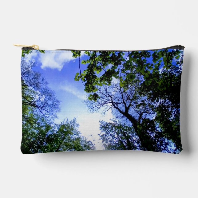 Hopfen , grüne Bäume Zubehörtasche (Vorderseite)