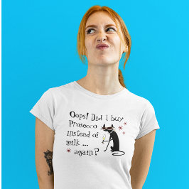 Hopfen habe ich Prosecco anstelle von Milch wieder T-Shirt