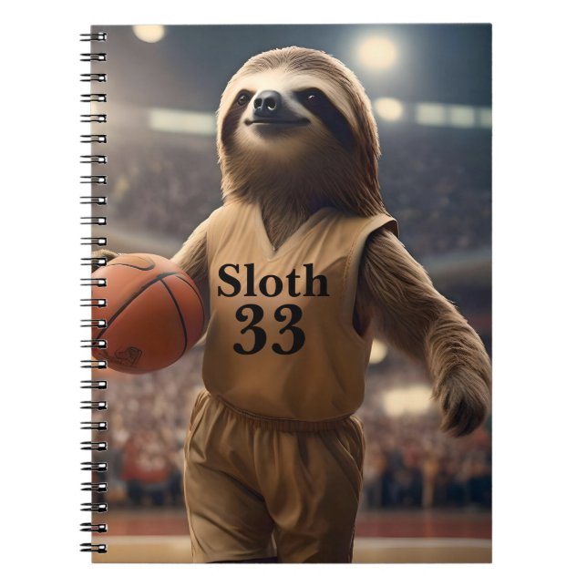 Hopfen und Hangs: Der Slam Dunking Sloth, Notizblock (Vorderseite)