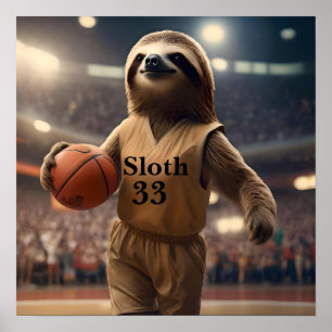 Hopfen und Hangs: Der Slam Dunking Sloth, Poster