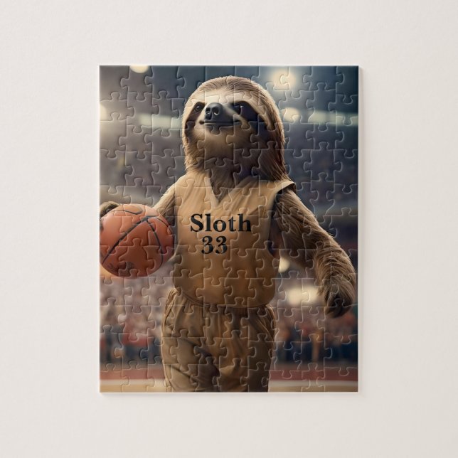 Hopfen und Hangs: Der Slam Dunking Sloth, Puzzle (Vertikal)