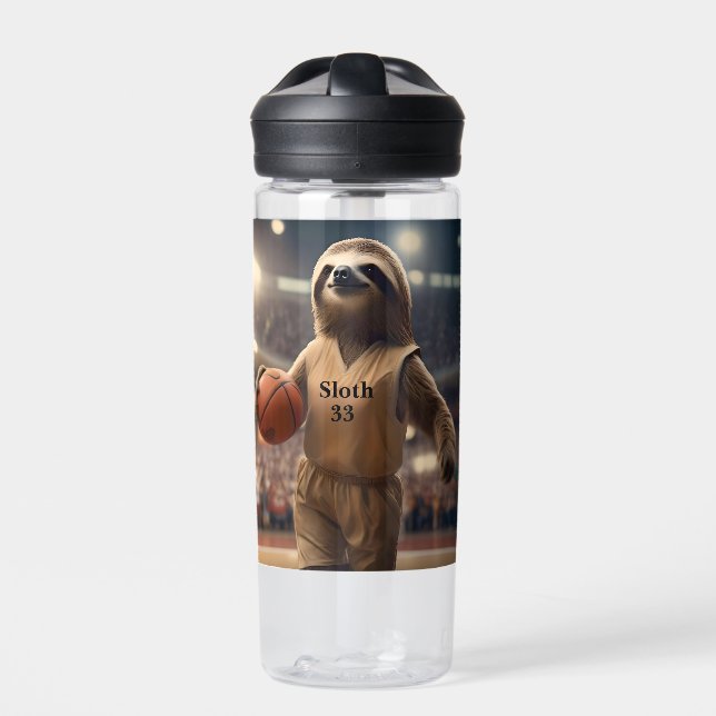 Hopfen und Hangs: Der Slam Dunking Sloth, Trinkflasche (Vorderseite)