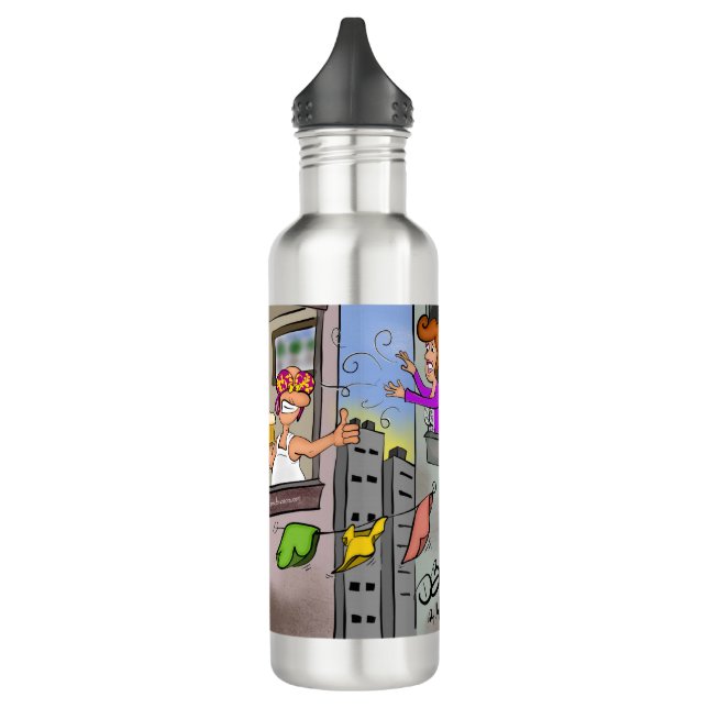 Hopfen Wasserflasche aus Edelstahl Edelstahlflasche (Links)