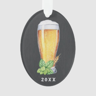 Hopfenreiche Feiertags-Ale-Weihnachtsverzierung Ornament