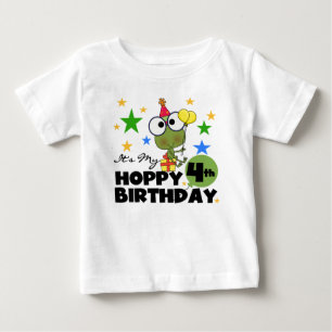 Hopfenreicher Frosch-4. Geburtstags-T - Shirts und
