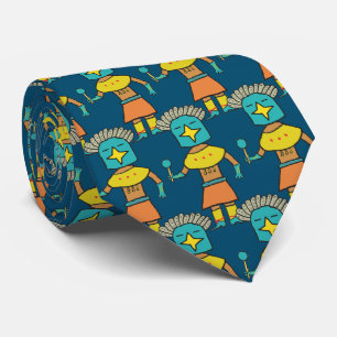 Hopi Doll Blue Star Kachina Krawatte