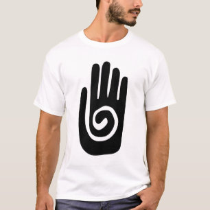 Hopi-Hand-Symbol heilt Spirale Handfläche Native A T-Shirt