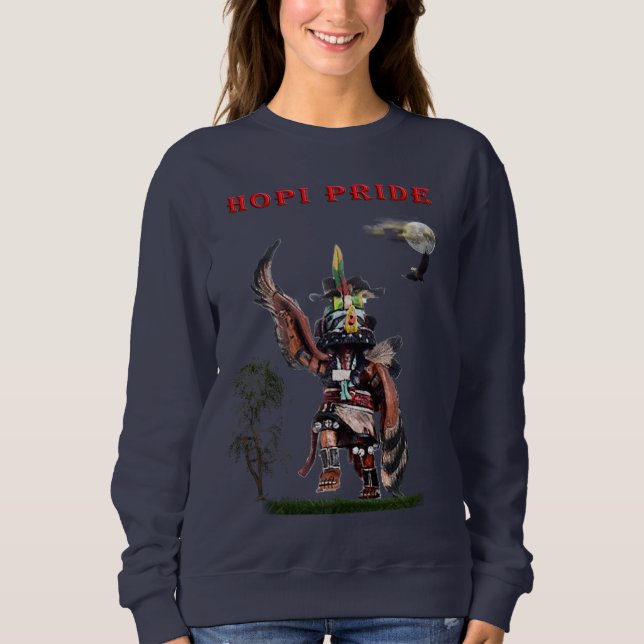 Hopi Kachina-Puppe Sweatshirt (Vorderseite)