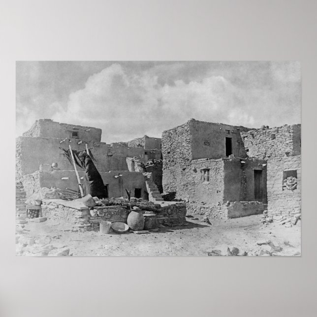 Hopi (Moqui) Amerikanische Ureinwohner Snake Kiva  Poster (Vorne)