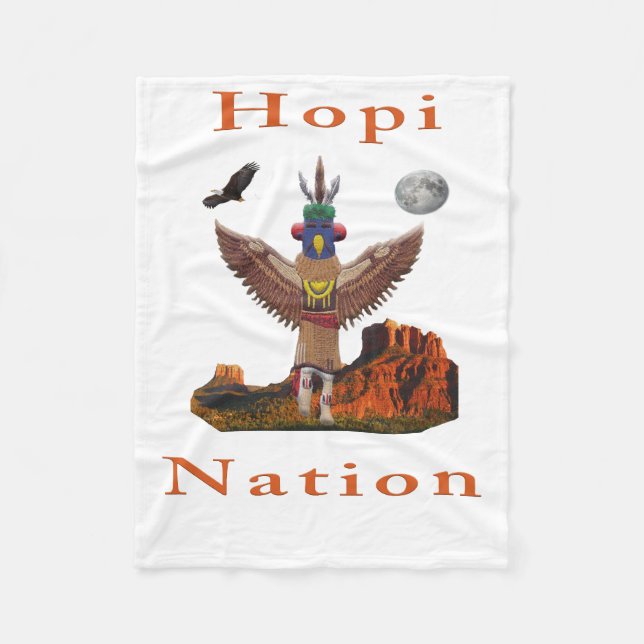 Hopi Nation Fleecedecke (Vorderseite)