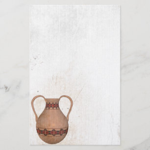 Hopi Pueblo Pottery Stationery Briefpapier