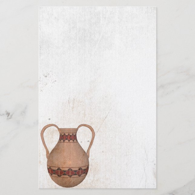 Hopi Pueblo Pottery Stationery Briefpapier (Vorderseite)