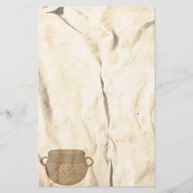 Hopi Pueblo Pottery Stationery Briefpapier (Vorderseite)