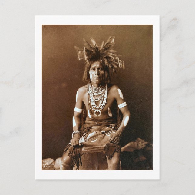 Hopi Snake Priest ca. 1900 Postkarte (Vorderseite)
