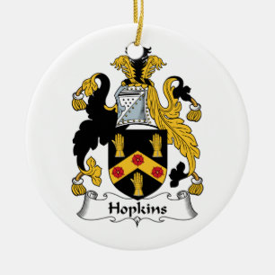 Hopkins Familienwappen Keramikornament