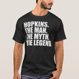 Hopkins Hopkins Familienname Hopkins Nachname Hopk T-Shirt