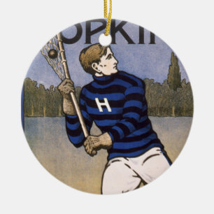 Hopkins Lacrosse 1902 - Bristow Adams Keramikornament