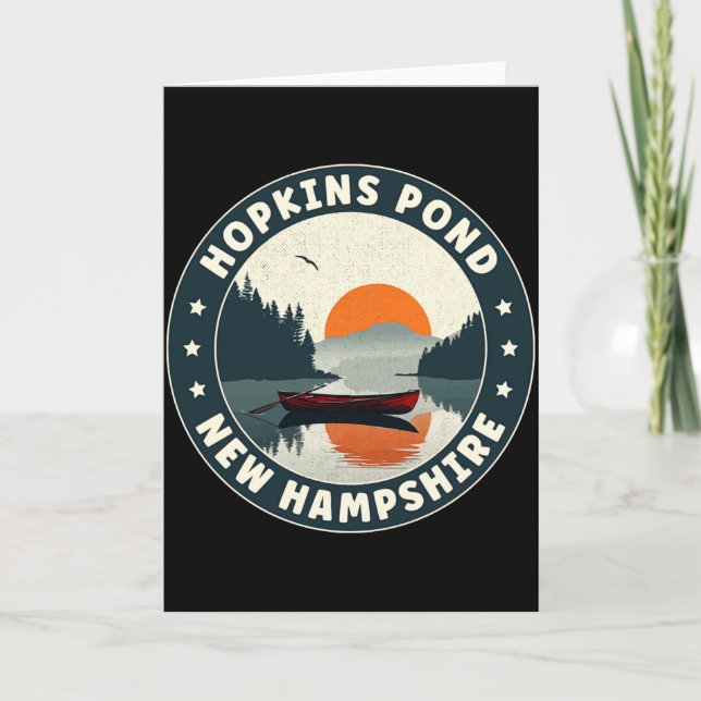 Hopkins Nd New Hampshire Sunset T Shirt  Karte (Vorderseite)