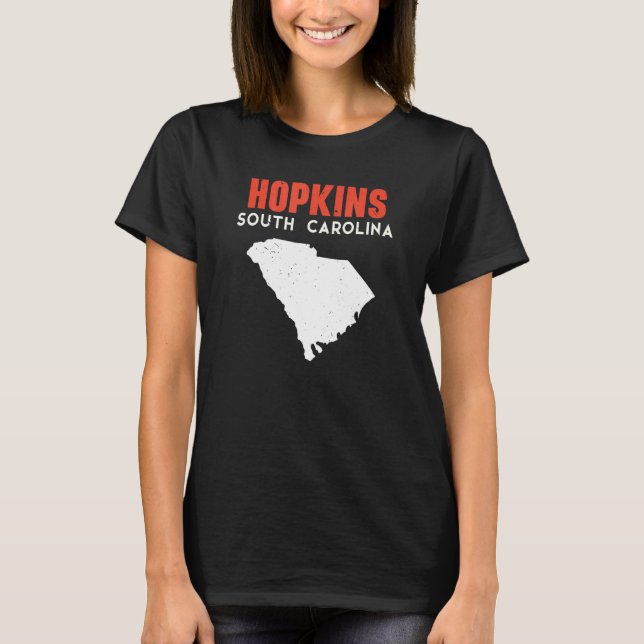 Hopkins South Carolina USA State America Travel T-Shirt (Vorderseite)